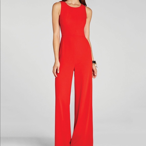 Bcbgmaxazria red jumpsuit Clearance